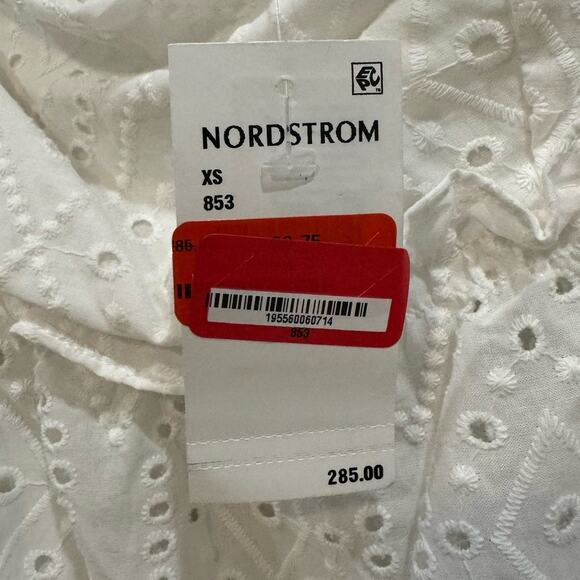 MISA Los Angeles NWT $285 Sera Top White Eyelet Size XS - Picture 10 of 10